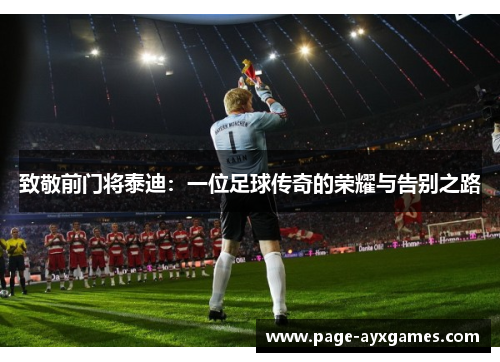 致敬前门将泰迪：一位足球传奇的荣耀与告别之路