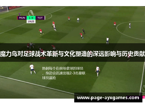 魔力鸟对足球战术革新与文化塑造的深远影响与历史贡献