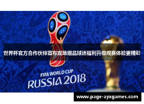 世界杯官方合作伙伴宣布现场赠品球迷福利升级观赛体验更精彩